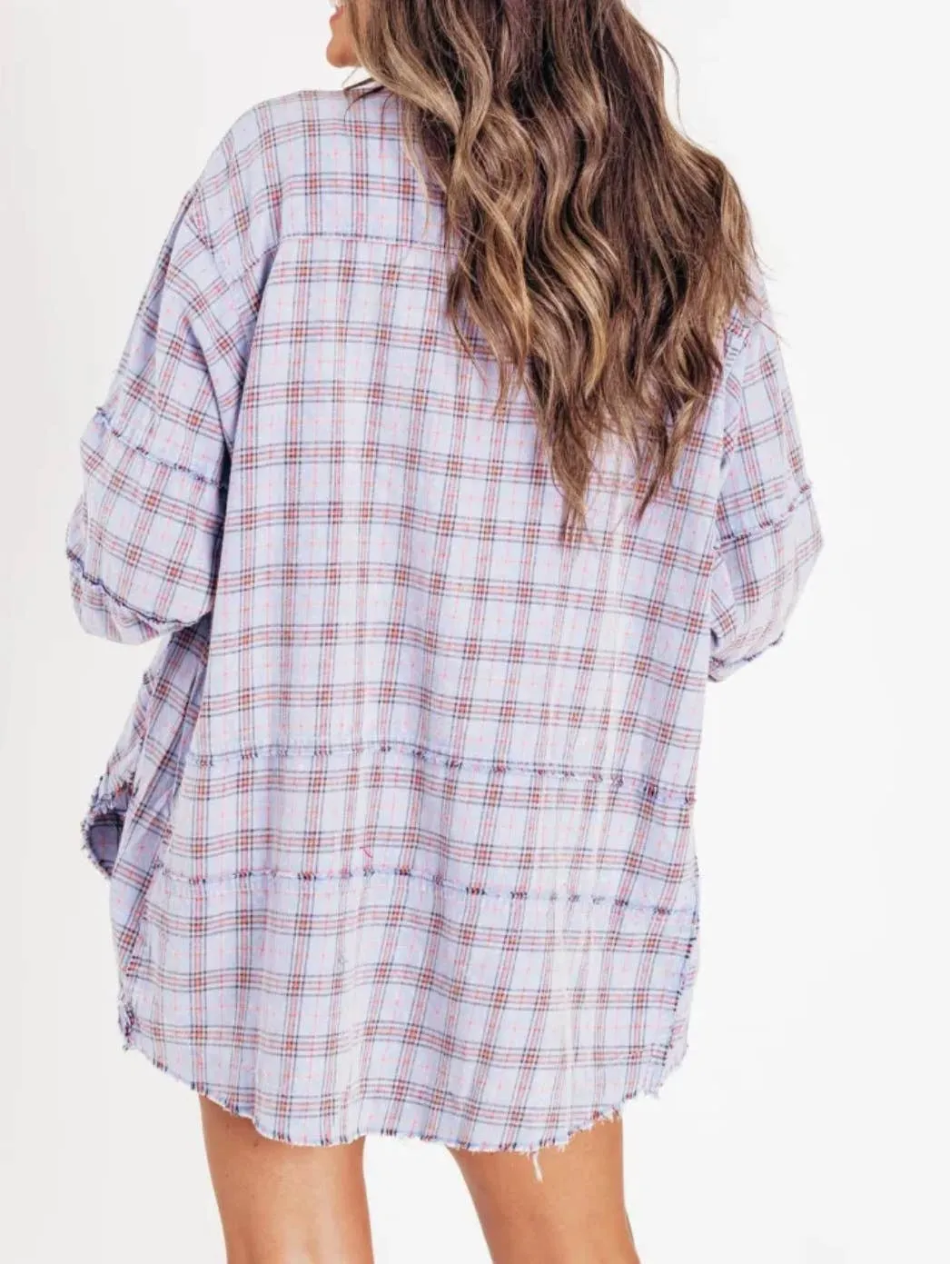 Red Plaid Oversized Shacket