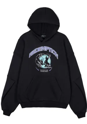 Reflection Hooded Sweatshirt-Black