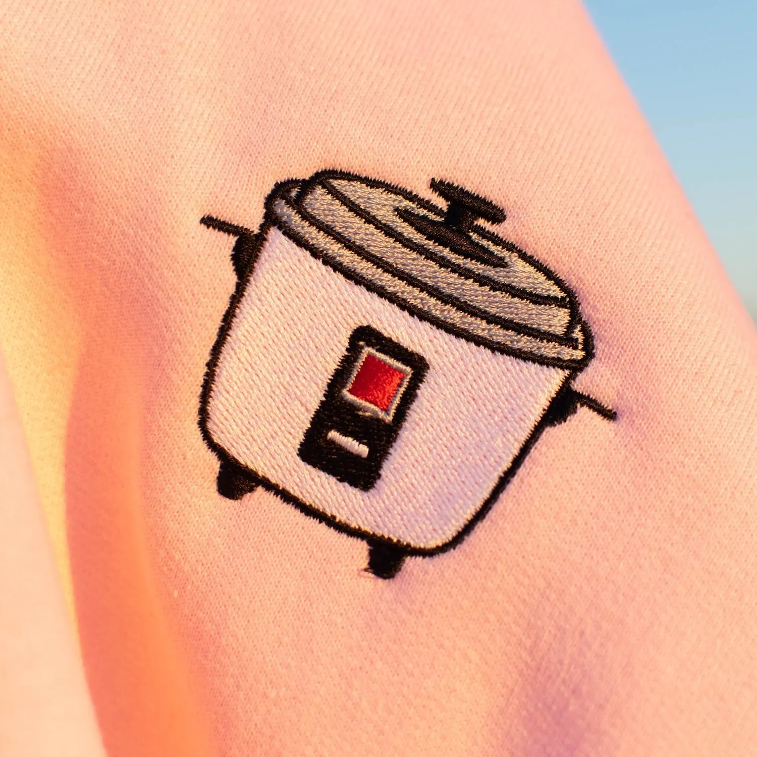 Rice Cooker Embroidered Hoodie