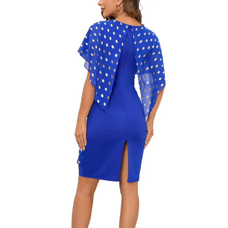 Royal Blue Bodycon Dress | Gilded Smock