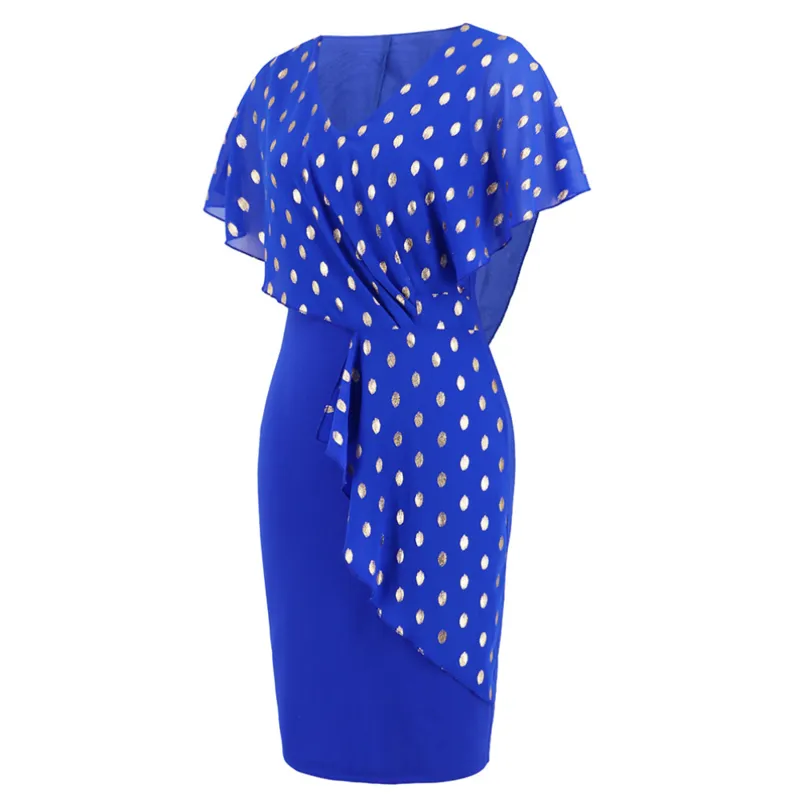 Royal Blue Bodycon Dress | Gilded Smock