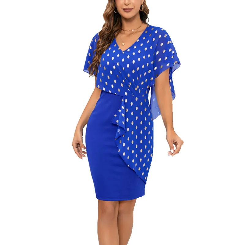 Royal Blue Bodycon Dress | Gilded Smock