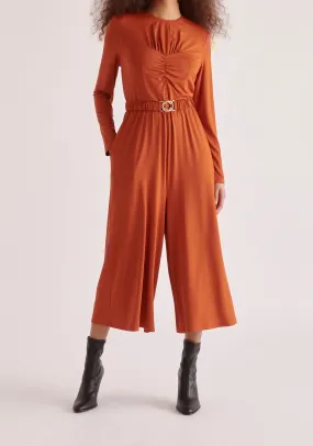 Ruched Modal Jumpsuit