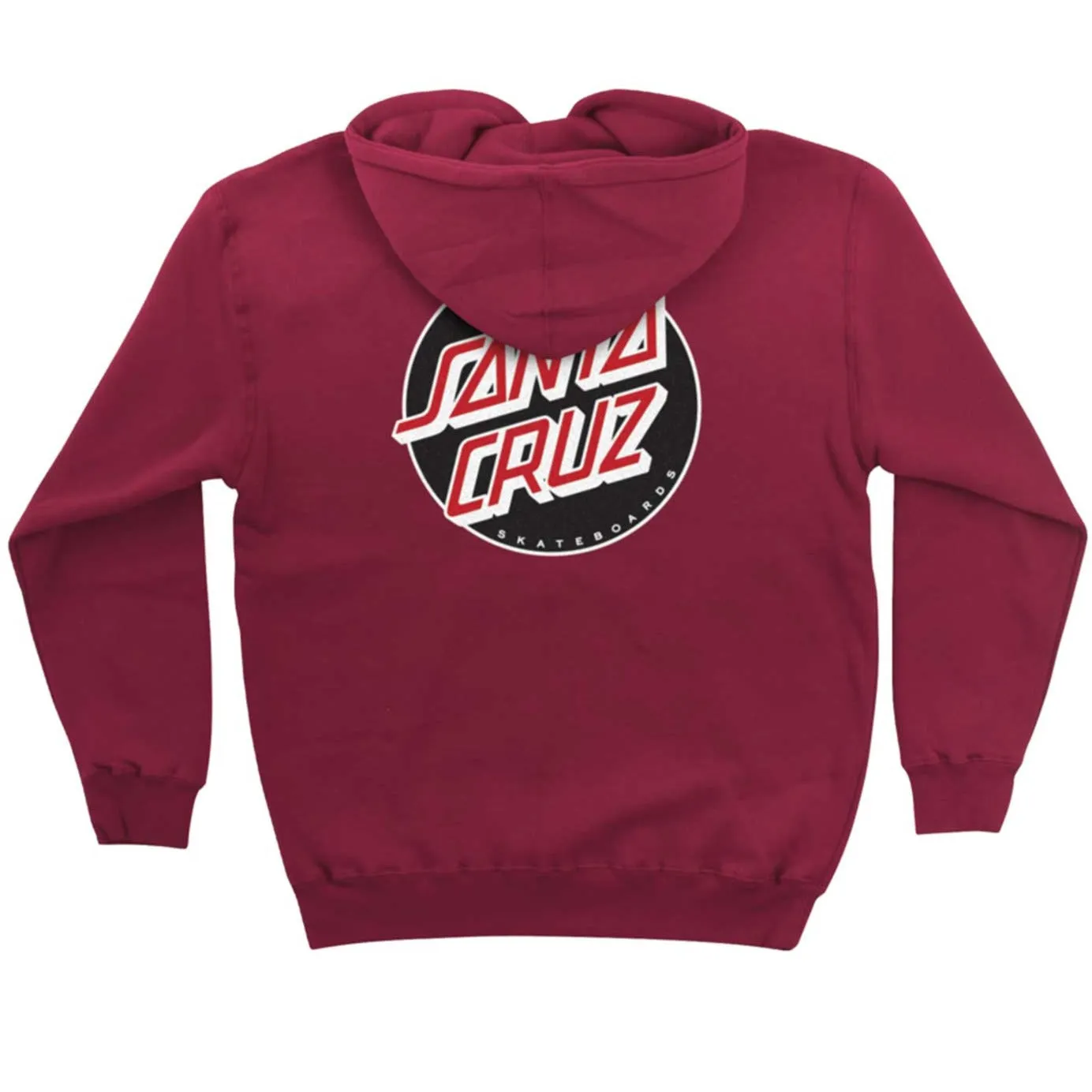 SANTA CRUZ HOODIE OTHER DOT CURRANT/BLACK/RED