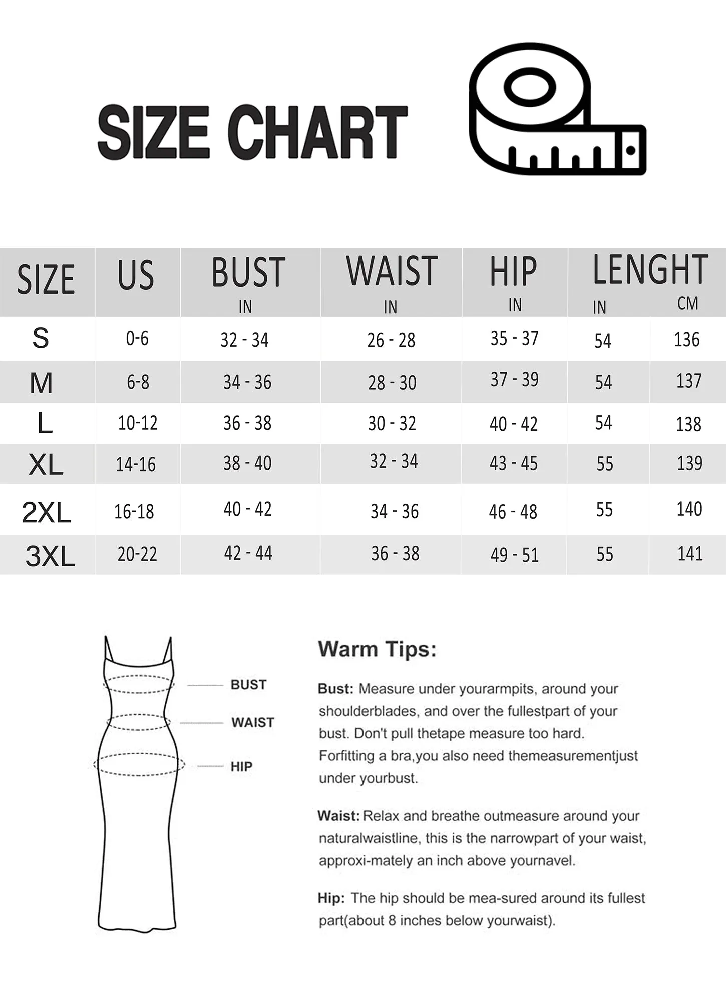 Shapewear Dress l Bodycon Maxi Dress with Built in Body Shaper with Adjustable Straps