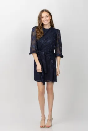 Shoshanna Sunday Dress in Navy