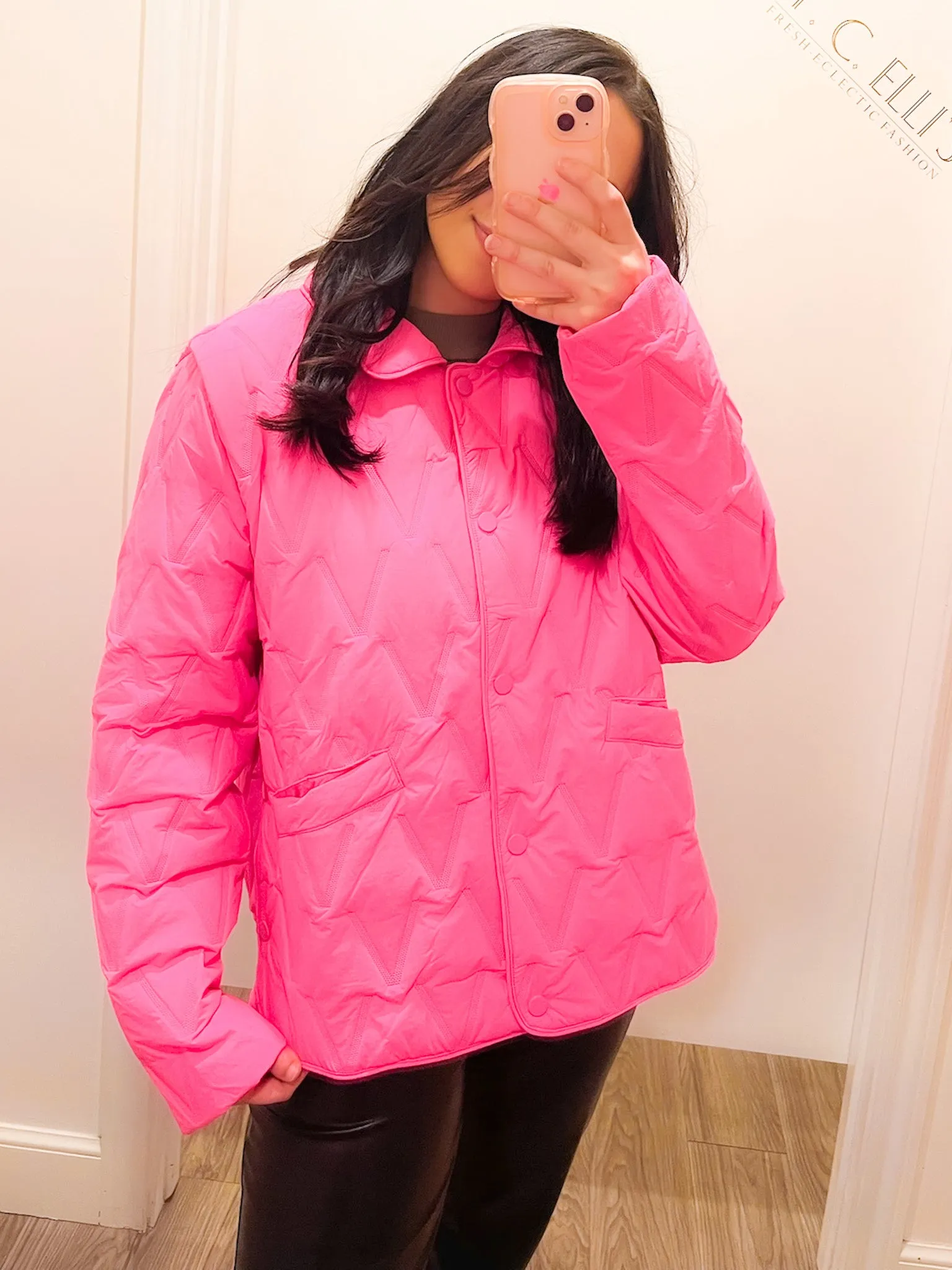 Snowflakes & Ski Mountains Jacket