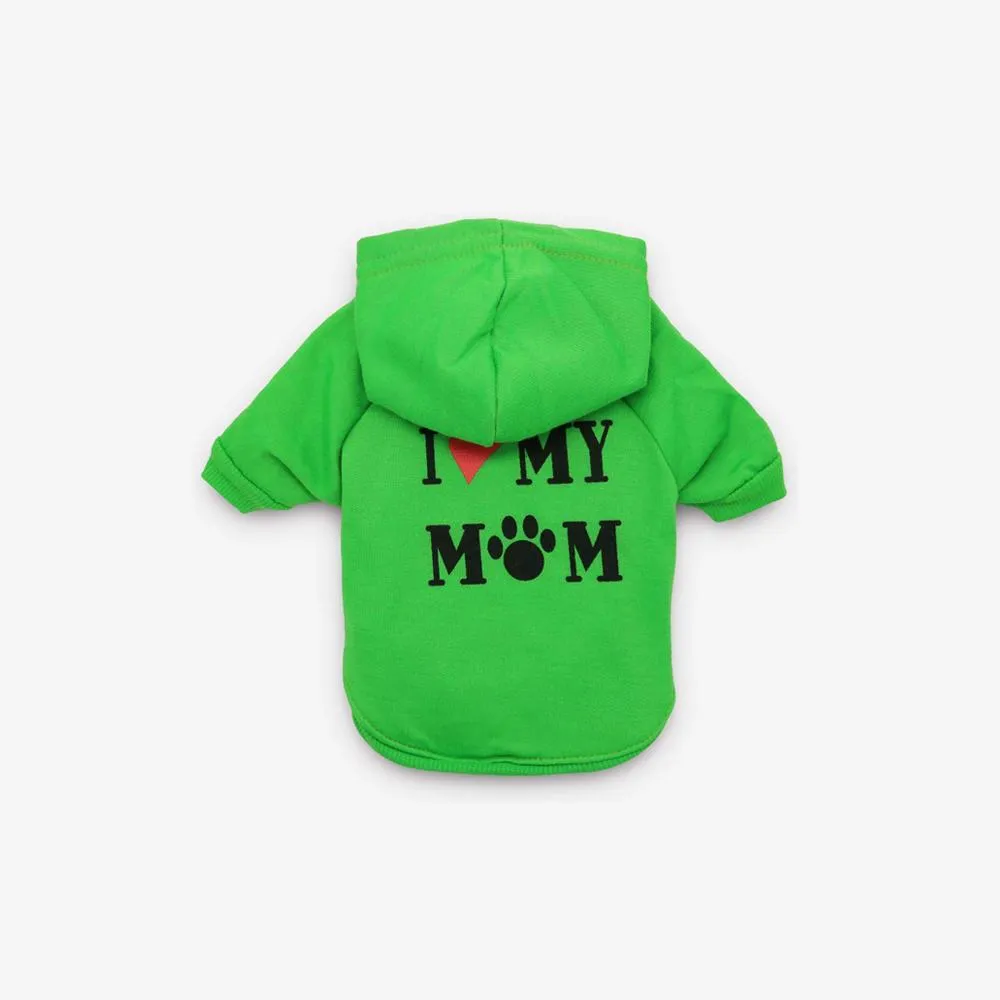 Soft Cotton I love mom Cloth