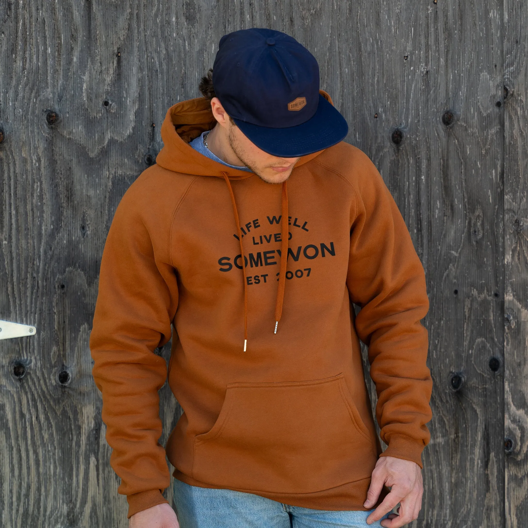 Somewon Life Well Lived Cotton Blend Hoodie