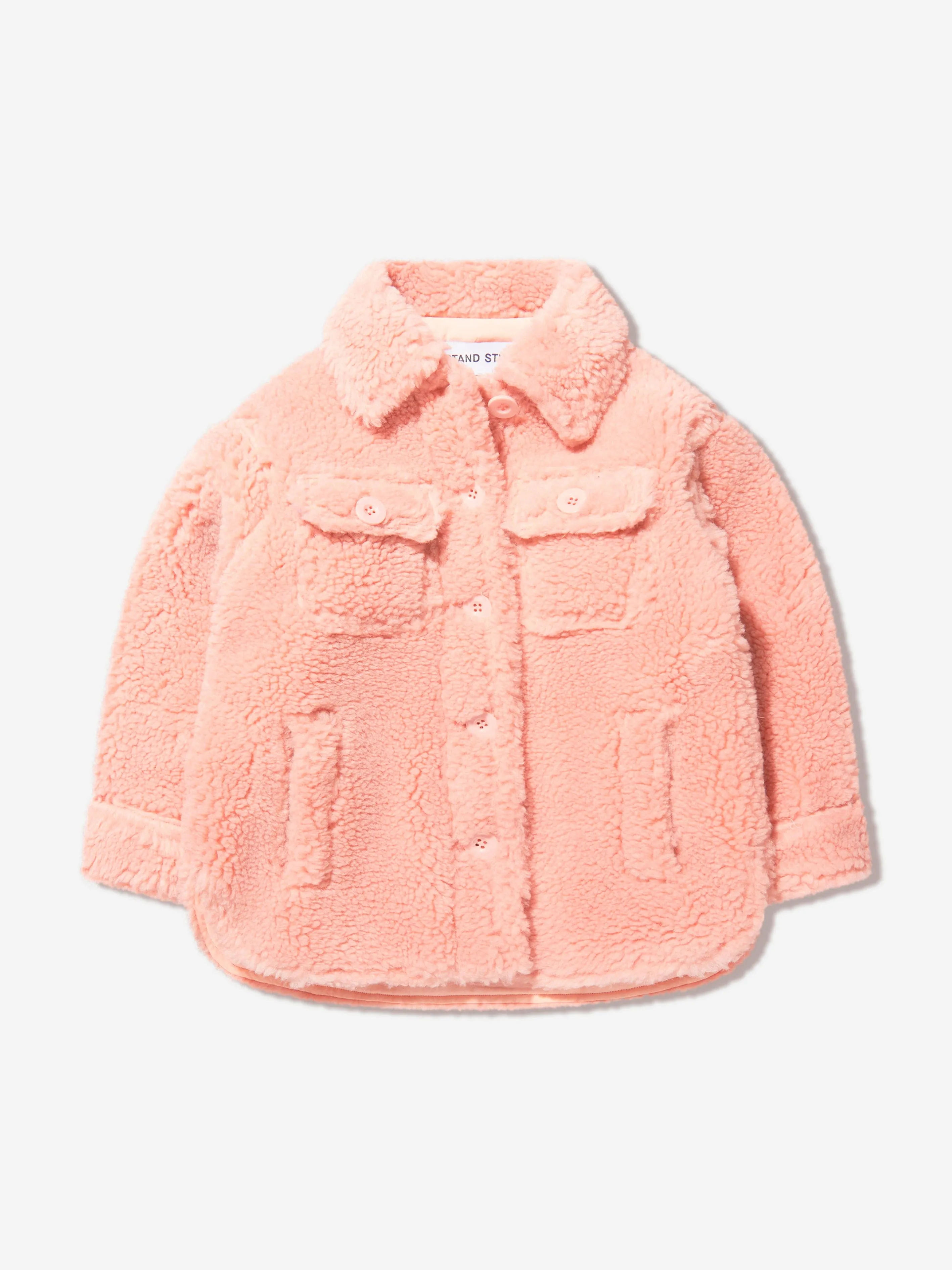 Stand Studio Girls Faux Fur Sabi Mini Jacket