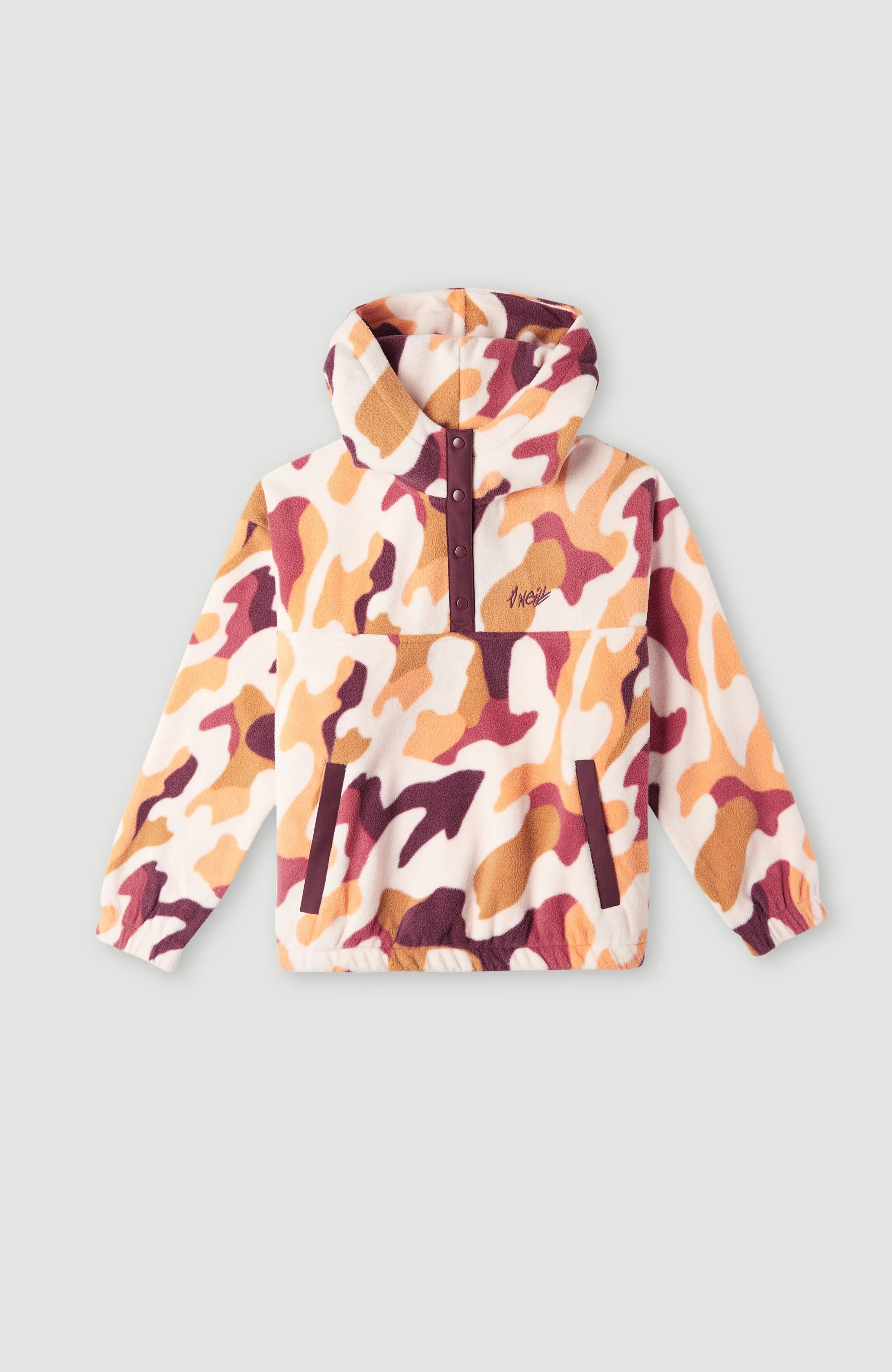 Superfleece Half-Zip Hoodie | Purple Hiker Camo