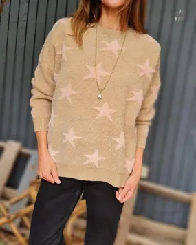 Sweater Star Camel 30% de Dcto.