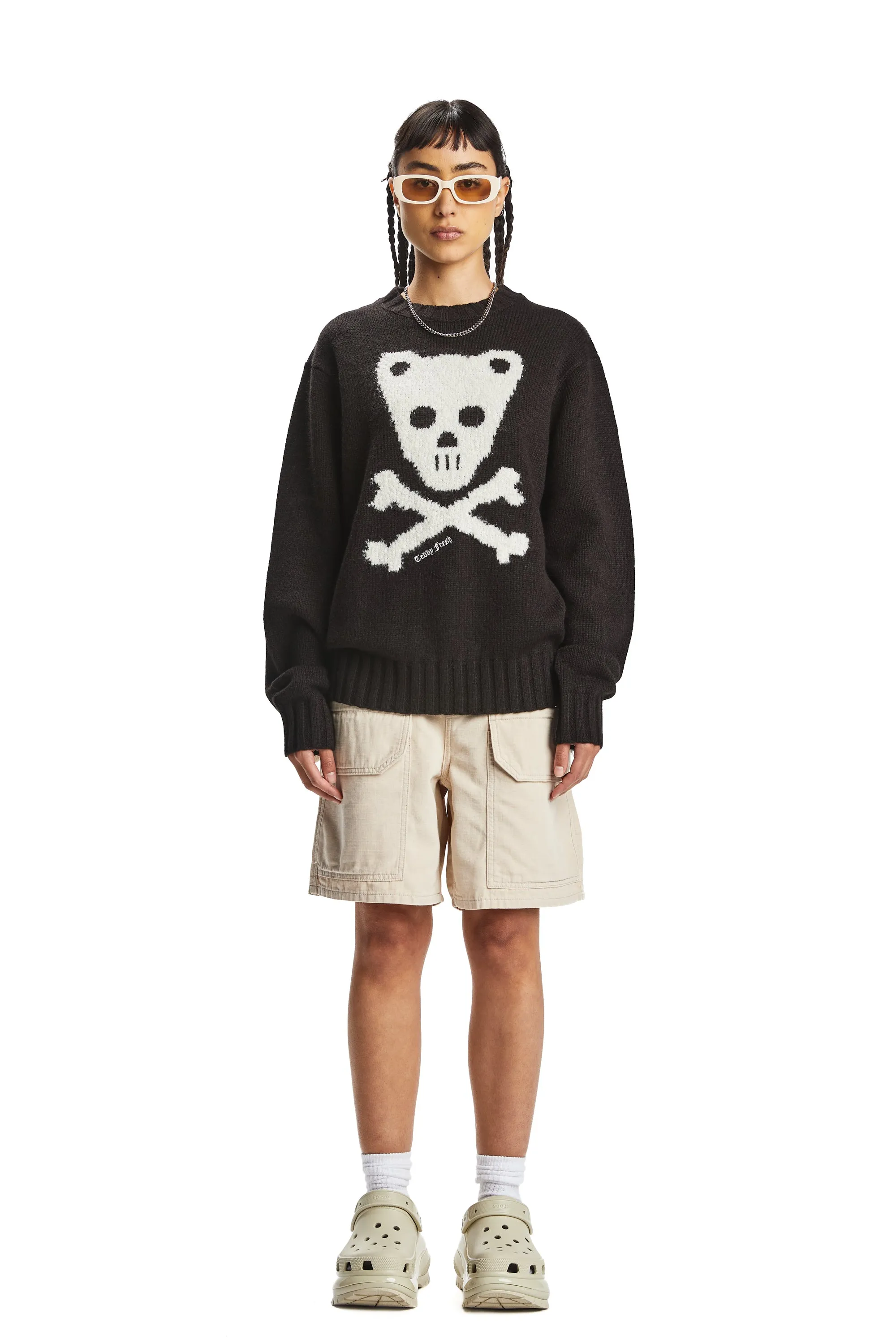 Teddy Skull And Crossbones Sweater