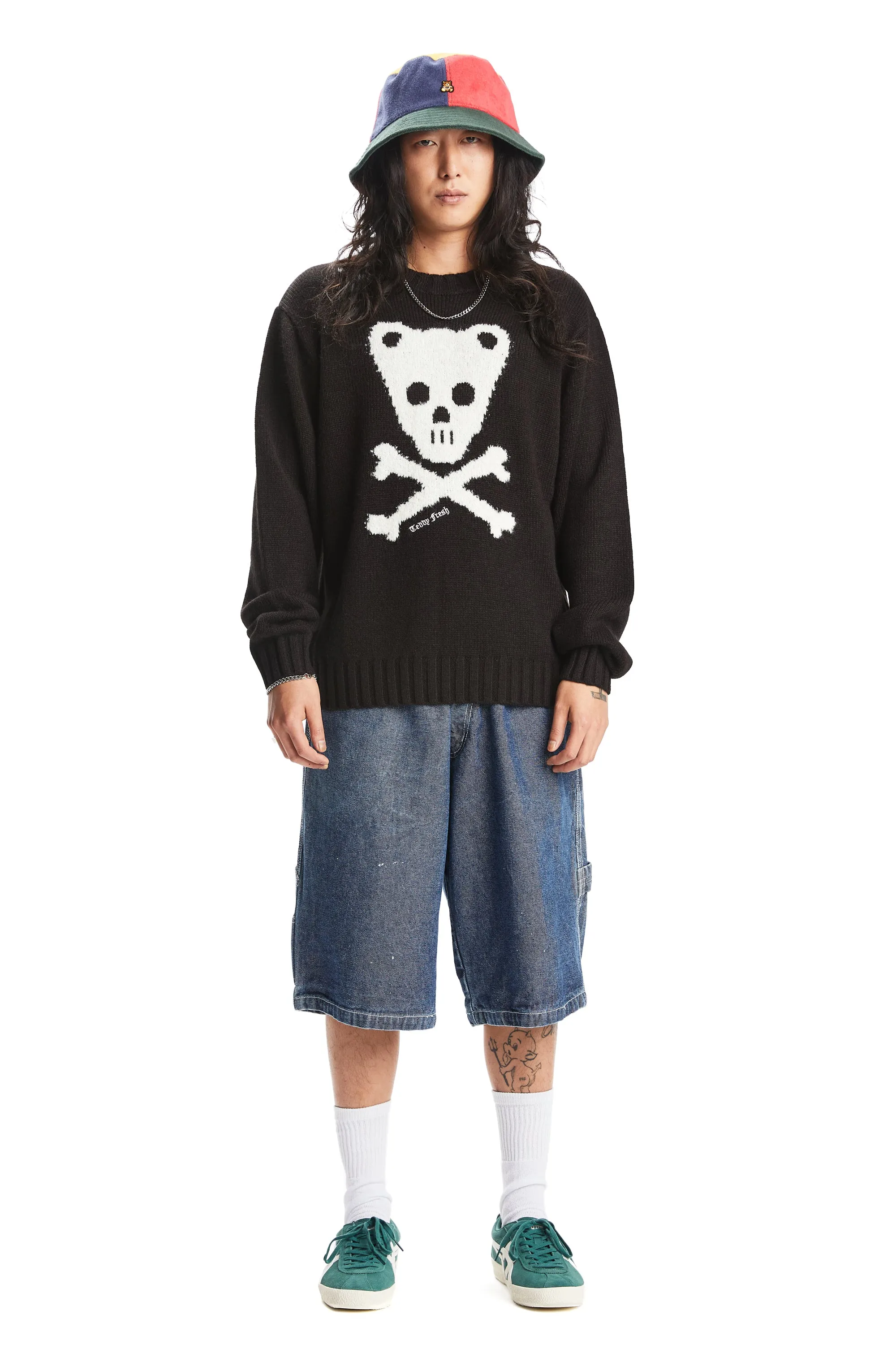 Teddy Skull And Crossbones Sweater