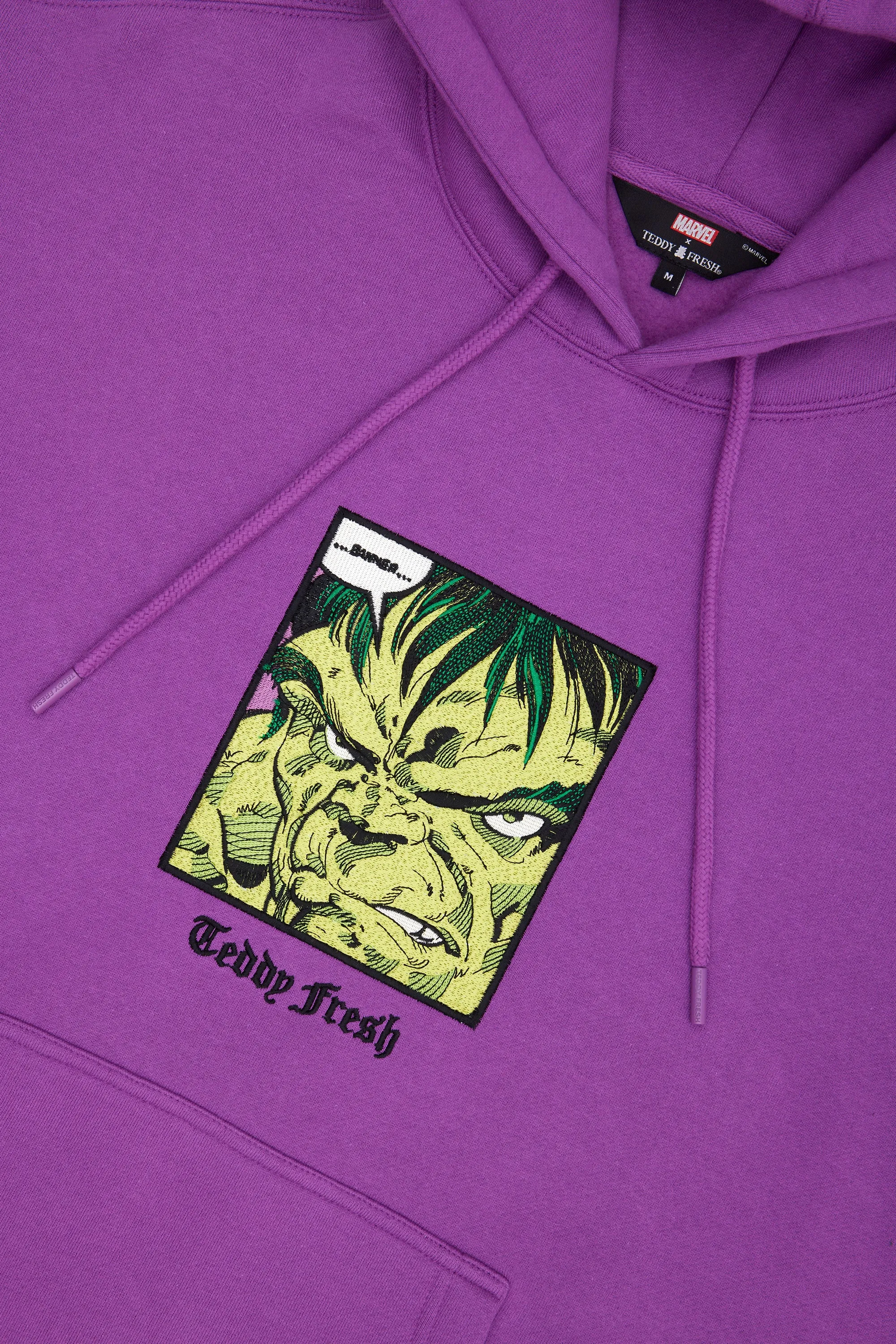 TF x Marvel Detailed Embroidery Hulk Hoodie