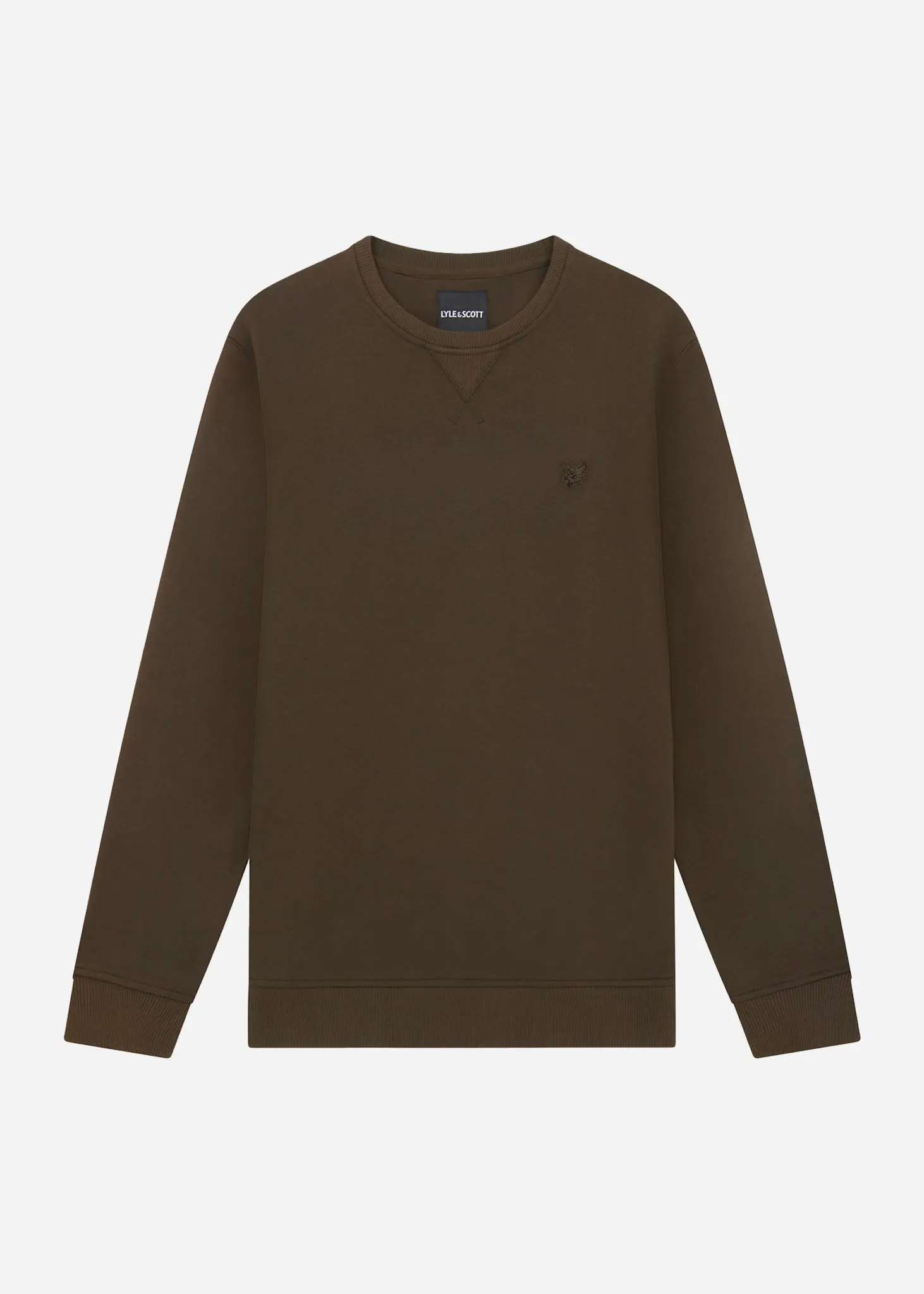 Tonal eagle crew neck sweatshirt - olive