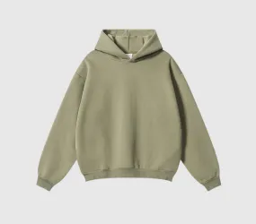 Unisex Loose Fleece-lined Sports Hoodie with Hidden Zipper Pockets