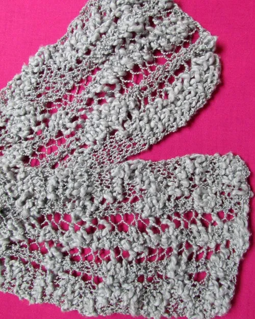 Venus Lacy Scarf or Cowl, Beginners Knitting Pattern