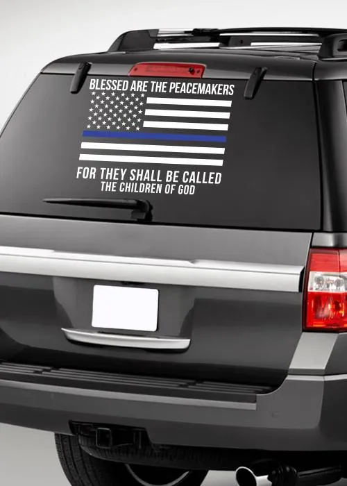 Vinyl Decal - Thin Blue Line