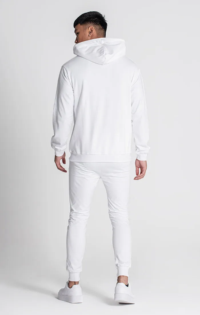 White Essential Scorpio Hoodie Jacket