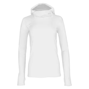 Women's Balaclava Hoodie - White