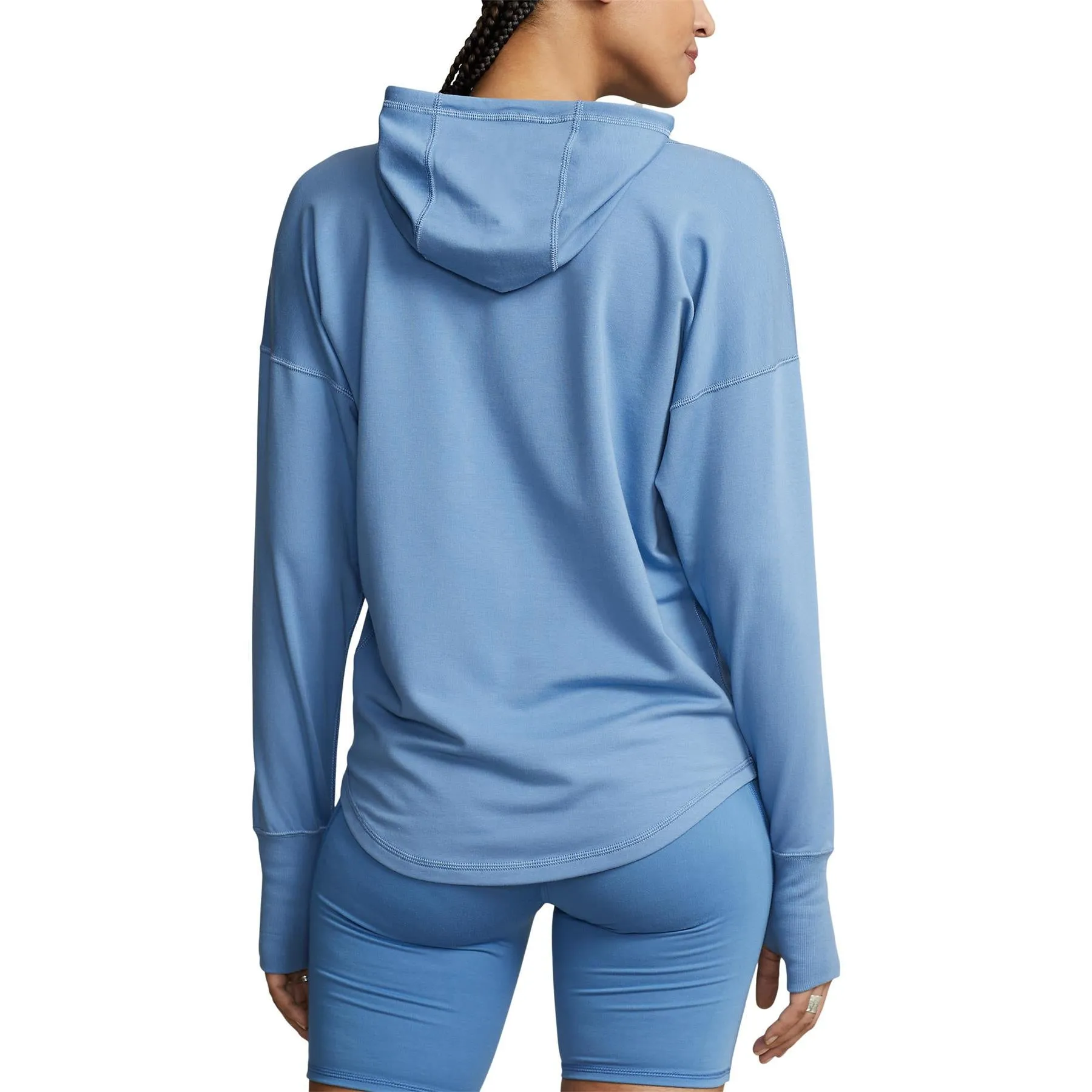 Womens Snood Fleece Hoodie Hatteras Blue - SS23