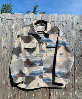 Yellowstone Aztec Flair Navy Shacket