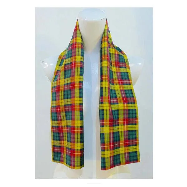 YVES SAINT LAURENT Rive Gauche Tartan Scarf