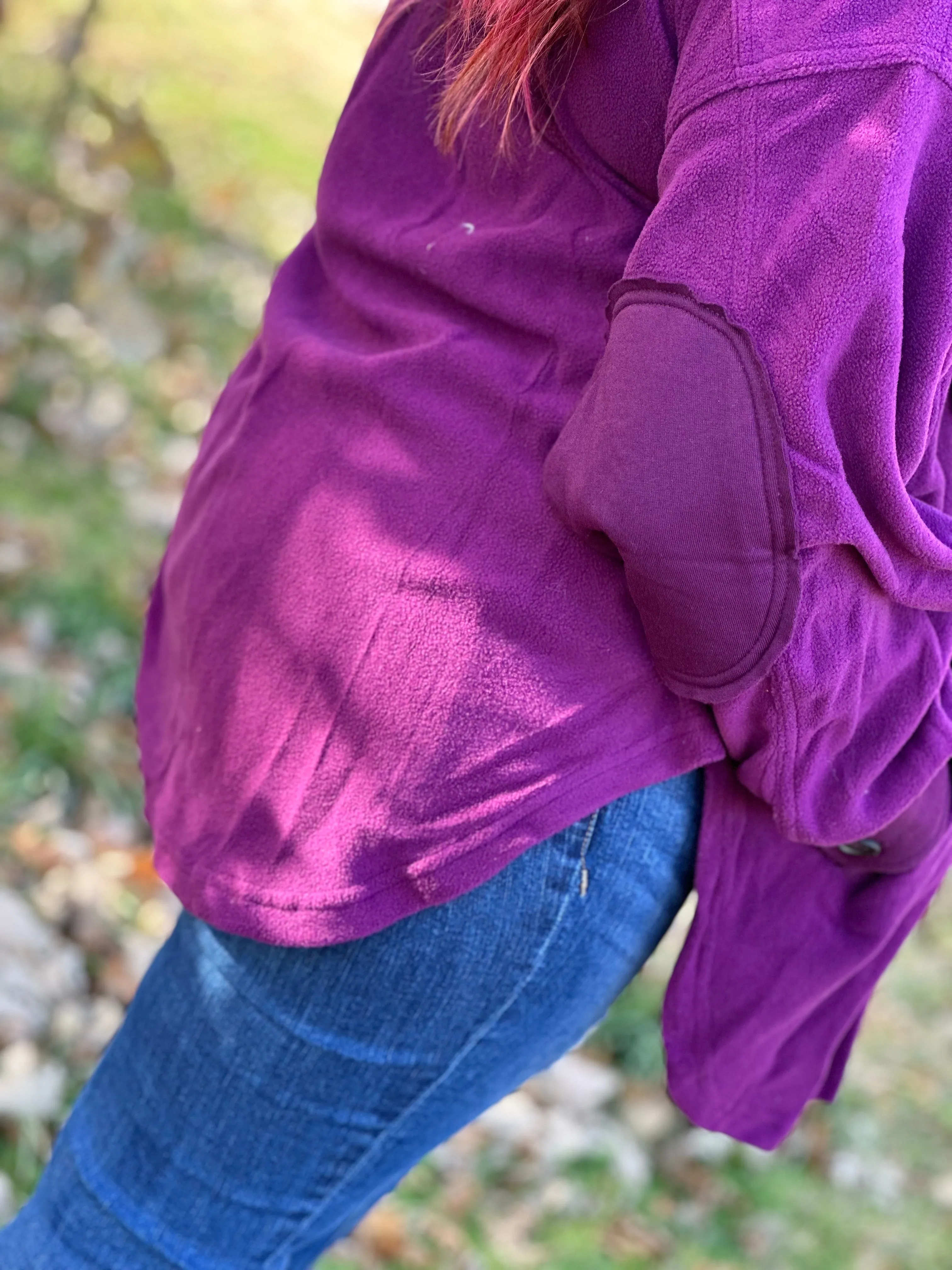 ZENANA VIBRANT PLUM SHACKET